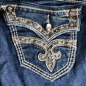 Rocks Revival Fit & Flare Jeans